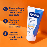 PanOxyl Acne Foaming Wash with 10% Benzoyl Peroxide - 85 g