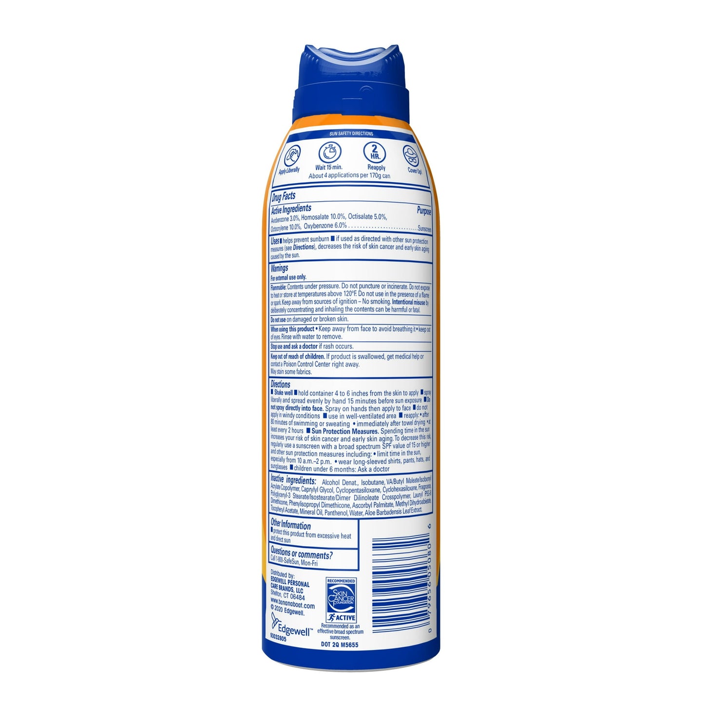 Banana Boat - Sport Ultra SPF 100 Sunscreen Spray - 170 g