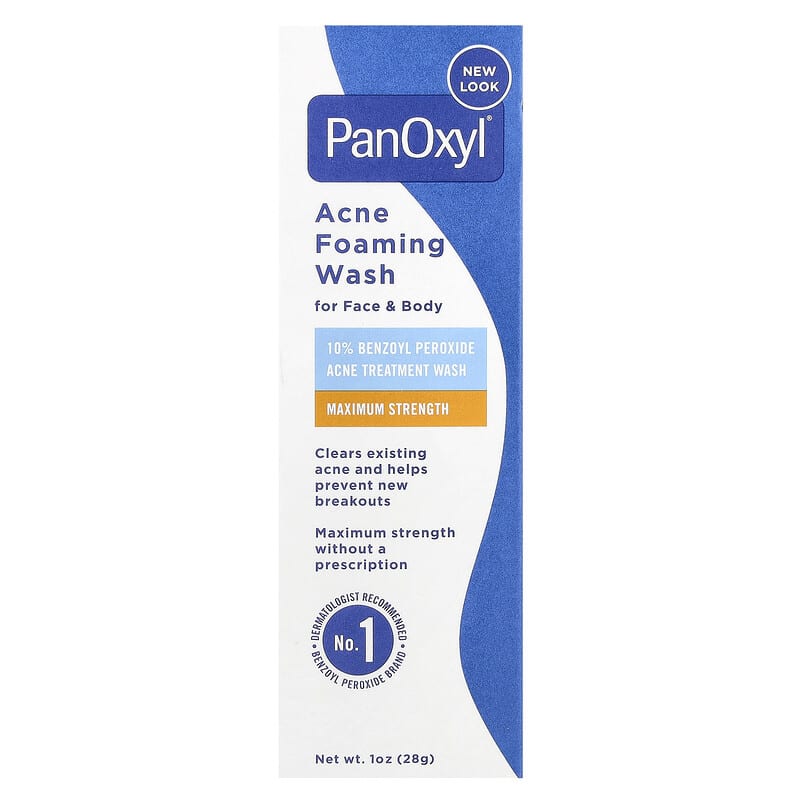 PanOxyl - Acne Foaming Wash with 10% Benzoyl Peroxide - 28g