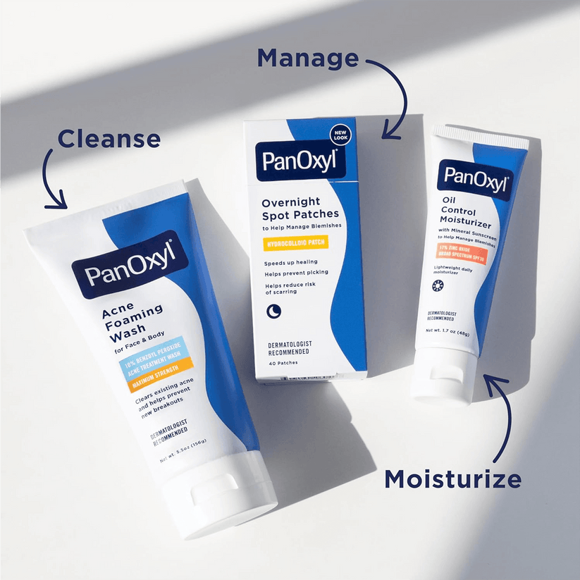 PanOxyl - Acne Foaming Wash with 10% Benzoyl Peroxide - 156g