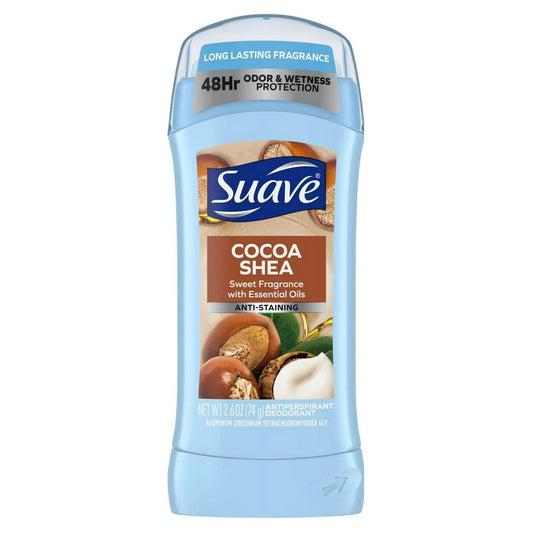 Suave - Cocoa Butter & Shea Invisible Solid Antiperspirant Deodorant